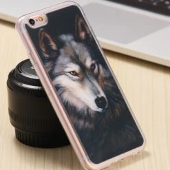 Coque 3D Visual Effect LOUP Apple IPhone 6/6S Plus -Mobilemania Magasin coque 3d visual effect loup apple iphone 66s plus 2