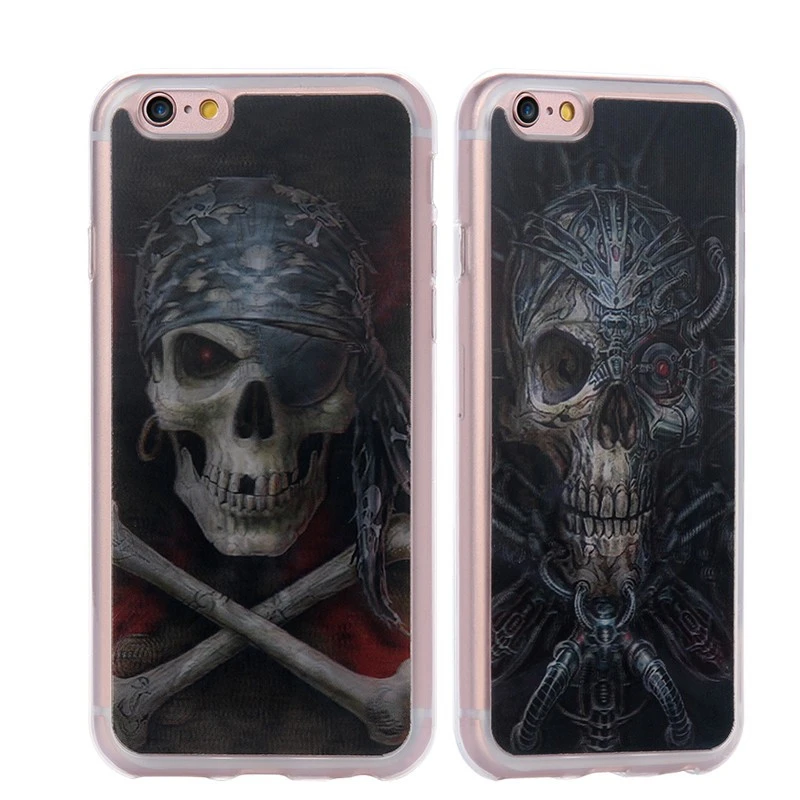 Coque 3D Visual Effect SKULL Apple IPhone 6/6S 4 Coque 3D Visual Effect SKULL Apple IPhone 6/6S – Image 2