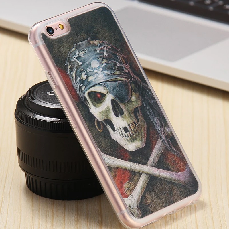 Coque 3D Visual Effect SKULL Apple IPhone 6/6S 5 Coque 3D Visual Effect SKULL Apple IPhone 6/6S – Image 3