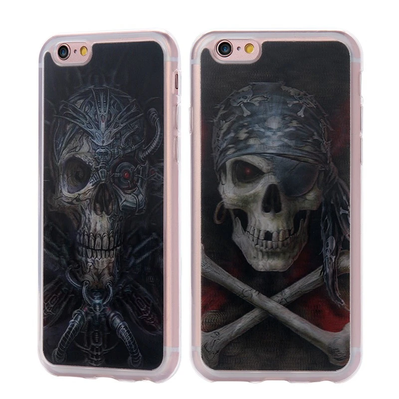 Coque 3D Visual Effect SKULL Apple IPhone 6/6S 3 Coque 3D Visual Effect SKULL Apple IPhone 6/6S