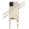 IDeal Of Sweden - IPhone 12 Mini Coque Cream Beige Croco -Mobilemania Magasin coque bandouliere ideal of sweden cream beige croco apple iphone 12 mini