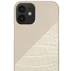 IDeal Of Sweden - IPhone 12 Mini Coque Cream Beige Croco -Mobilemania Magasin coque bandouliere ideal of sweden cream beige croco apple iphone 12 mini 3