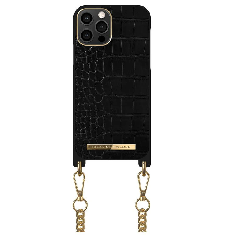 IDeal Of Sweden - IPhone 12 / IPhone 12 PRO Coque Jet Black Croco 4 IDeal Of Sweden - IPhone 12 / IPhone 12 PRO Coque Jet Black Croco – Image 2