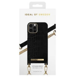IDeal Of Sweden - IPhone 12 / IPhone 12 PRO Coque Jet Black Croco 7 IDeal Of Sweden - IPhone 12 / IPhone 12 PRO Coque Jet Black Croco -Mobilemania Magasin coque bandouliere ideal of sweden jet black croco apple iphone 1212 pro 2