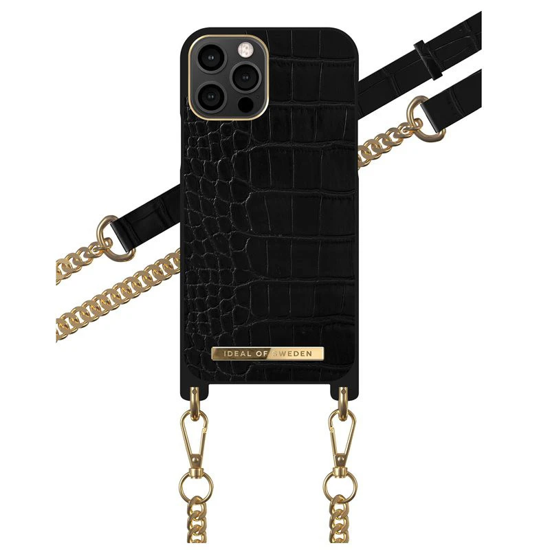 IDeal Of Sweden - IPhone 12 / IPhone 12 PRO Coque Jet Black Croco 3 IDeal Of Sweden - IPhone 12 / IPhone 12 PRO Coque Jet Black Croco