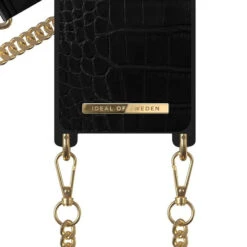 IDeal Of Sweden - Galaxy S20 Plus / S20 Plus 5G Coque Jet Black Croco -Mobilemania Magasin coque bandouliere ideal of sweden jet black croco samsung galaxy s20 5g plus 3