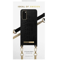 IDeal Of Sweden – Galaxy S20 / Galaxy S20 5G Coque Jet Black Croco -Mobilemania Magasin coque bandouliere ideal of sweden jet black croco samsung galaxy s20s20 5g 2