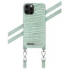 IDeal Of Sweden - IPhone 12 / IPhone 12 PRO Coque Mint Croco Bandoulière -Mobilemania Magasin coque bandouliere ideal of sweden mint croco apple iphone 1212 pro
