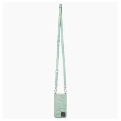 IDeal Of Sweden - IPhone 12 / IPhone 12 PRO Coque Mint Croco Bandoulière -Mobilemania Magasin coque bandouliere ideal of sweden mint croco apple iphone 1212 pro 2