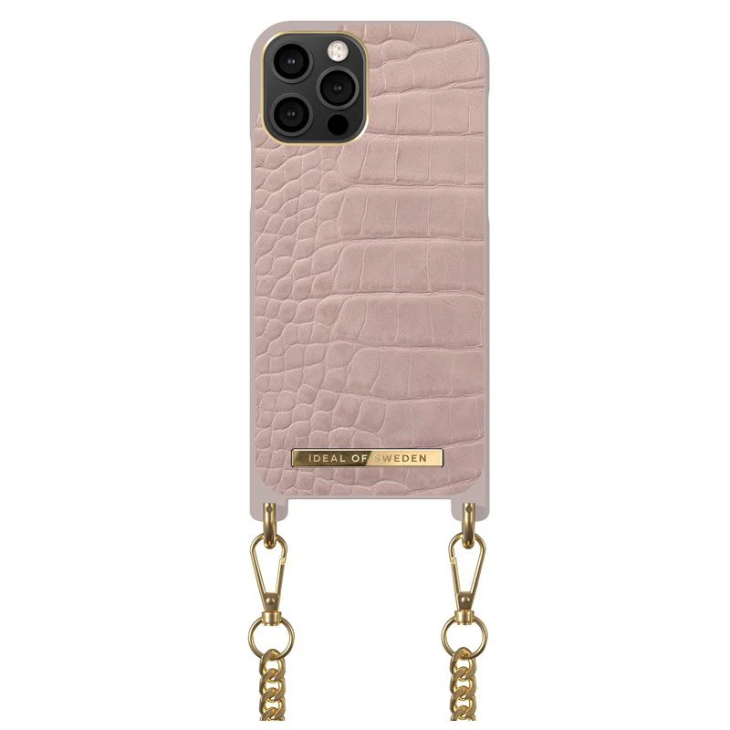 IDeal Of Sweden - IPhone 12 / IPhone 12 PRO Coque Misty Rose Croco Bandoulière 4 IDeal Of Sweden - IPhone 12 / IPhone 12 PRO Coque Misty Rose Croco Bandoulière – Image 2