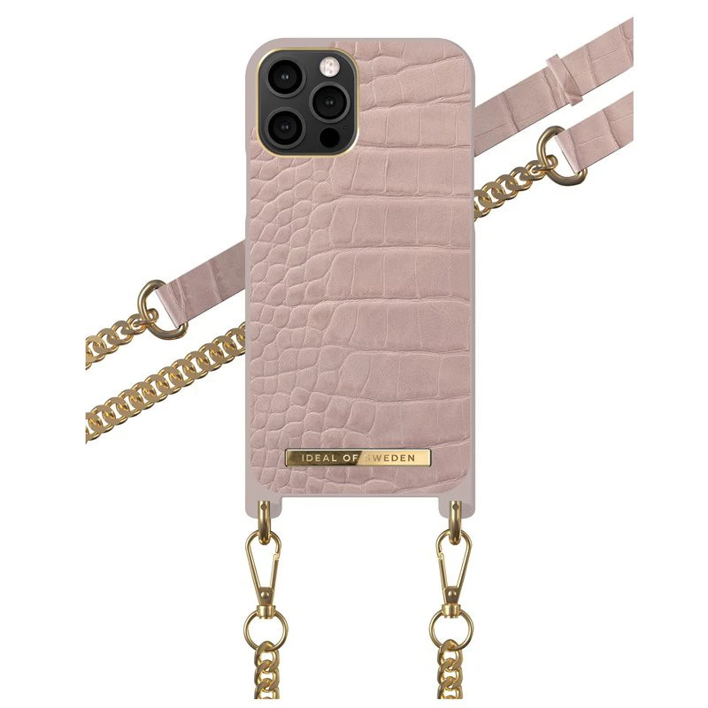 IDeal Of Sweden - IPhone 12 / IPhone 12 PRO Coque Misty Rose Croco Bandoulière 3 IDeal Of Sweden - IPhone 12 / IPhone 12 PRO Coque Misty Rose Croco Bandoulière