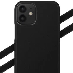 IDeal Of Sweden - IPhone 12 Mini Coque Onyx Black Bandoulière -Mobilemania Magasin coque bandouliere ideal of sweden onyx black apple iphone 12 mini 3
