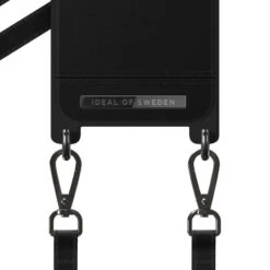 IDeal Of Sweden - IPhone 12 Mini Coque Onyx Black Bandoulière -Mobilemania Magasin coque bandouliere ideal of sweden onyx black apple iphone 12 mini 4