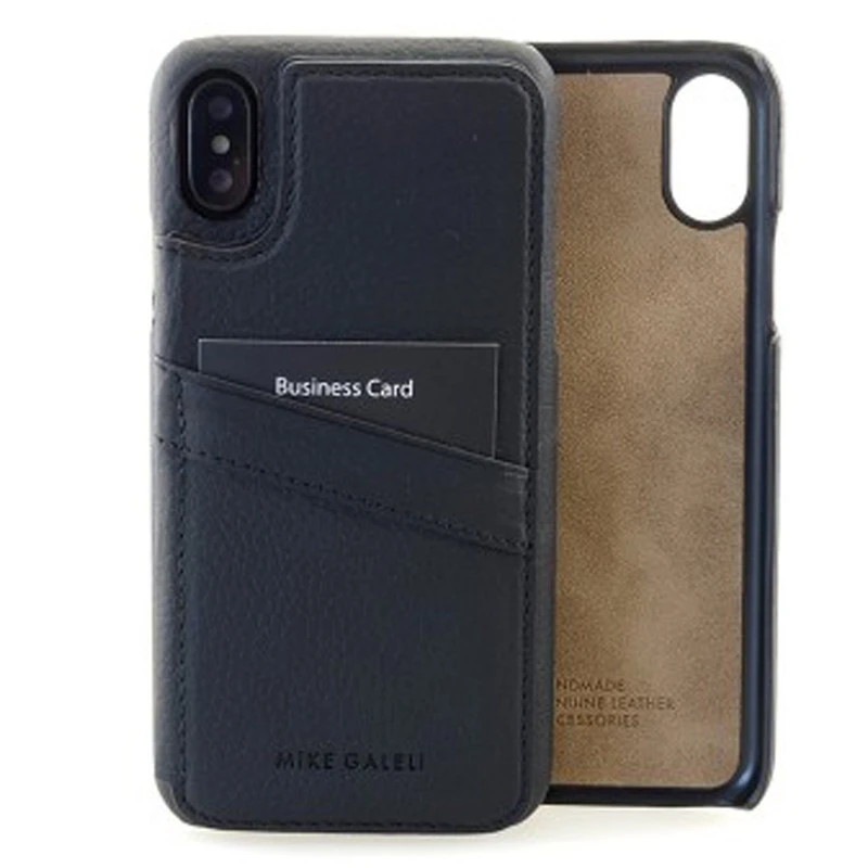 Coque Cuir Mike Galeli THILO Series Apple IPhone X/XS Noir 5 Coque Cuir Mike Galeli THILO Series Apple IPhone X/XS Noir – Image 3