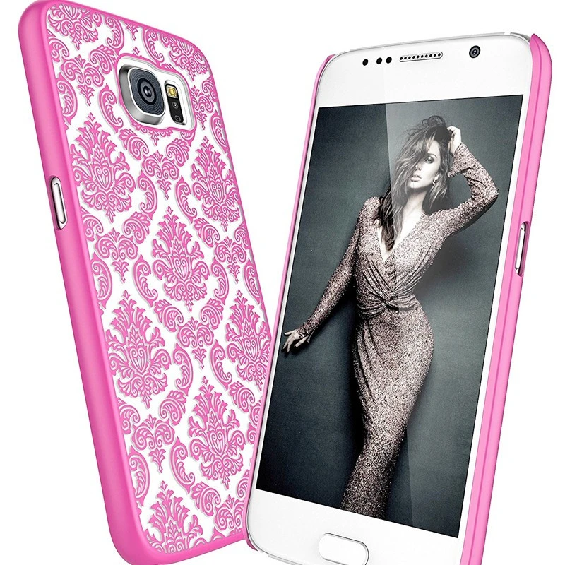 Coque Rigide DAMASK FLORA Samsung Galaxy S6 4 Coque Rigide DAMASK FLORA Samsung Galaxy S6 – Image 2