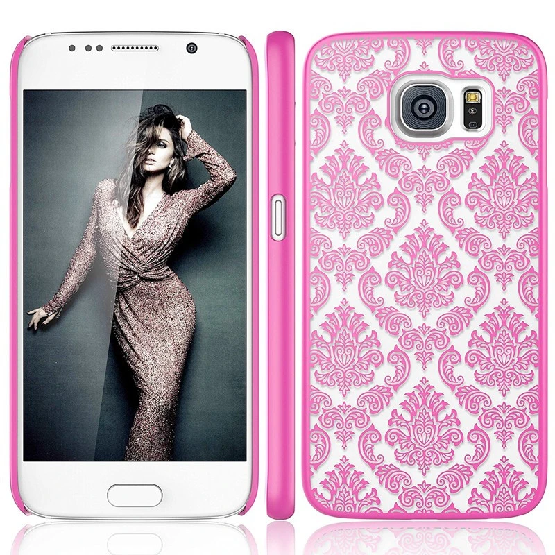 Coque Rigide DAMASK FLORA Samsung Galaxy S6 5 Coque Rigide DAMASK FLORA Samsung Galaxy S6 – Image 3