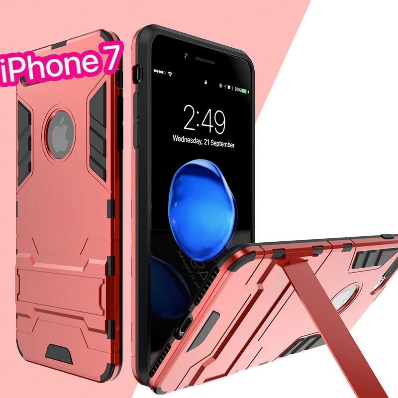Coque Dual Layer Hybrid Avec Béquille Apple IPhone 7/8 4 Coque Dual Layer Hybrid Avec Béquille Apple IPhone 7/8 – Image 2