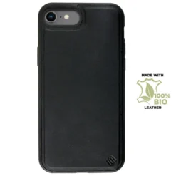 Coque Eco-cuir Uunique Nutrisiti BIO Apple IPhone 7/8/6S/6/SE 2020 Noir