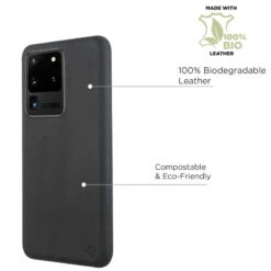 Coque Eco-cuir Uunique Nutrisiti BIO Samsung Galaxy S20 Ultra 5G Noir -Mobilemania Magasin coque eco cuir uunique nutrisiti bio samsung galaxy s20 ultra 5g 1