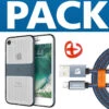 Coque LUGGAGE TRAVELLING + Câble Lightning 1mt Apple IPhone 7/8 -Mobilemania Magasin coque luggage travelling cable lightning 1mt apple iphone 78