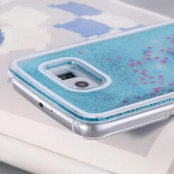 Coque Pailletée Quicksand Star Samsung Galaxy S6 -Mobilemania Magasin coque pailletee quicksand star samsung galaxy s6 2