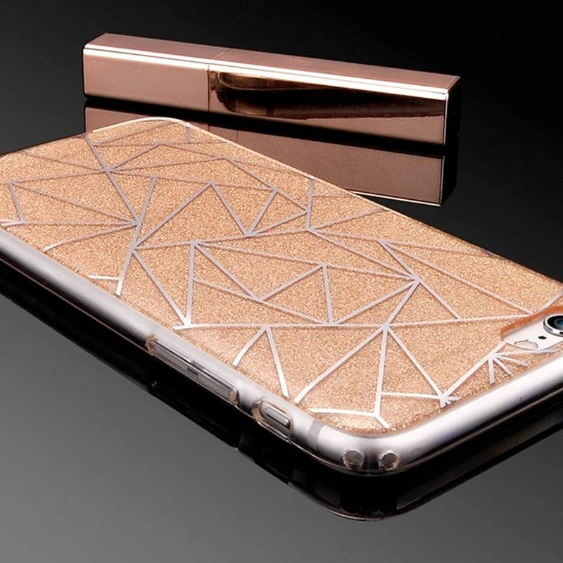 Coque Pailletée GEOMETRY Series Apple IPhone 6/6S 4 Coque Pailletée GEOMETRY Series Apple IPhone 6/6S – Image 2