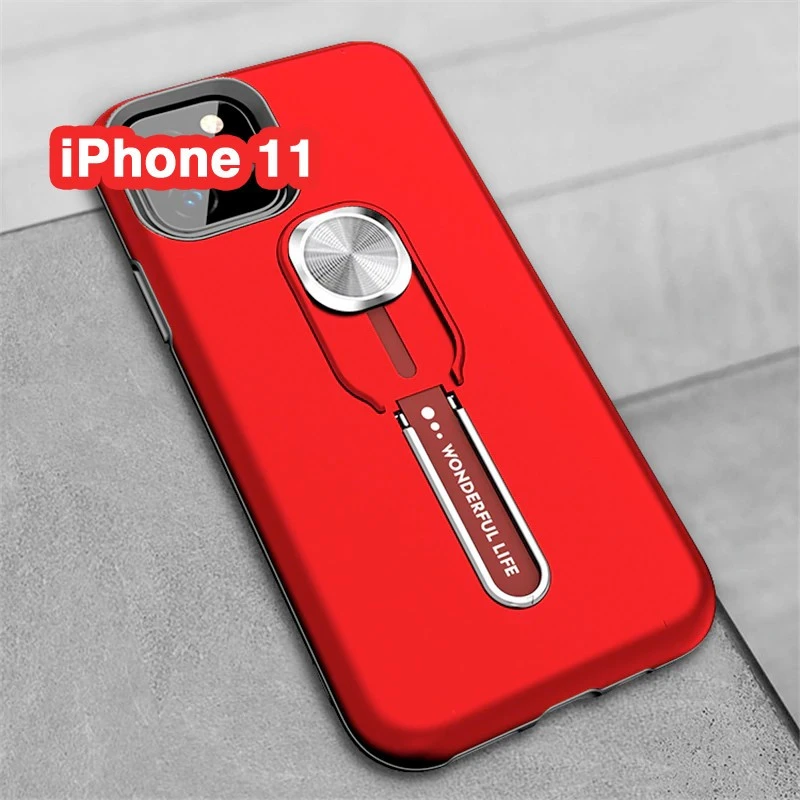 Coque Rigide Antichoc Bimatière Magnetic Series Avec Béquille Apple IPhone 11 3 Coque Rigide Antichoc Bimatière Magnetic Series Avec Béquille Apple IPhone 11