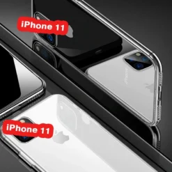 Coque Rigide CAFELE Crystal Vitros Series Apple IPhone 11 -Mobilemania Magasin coque rigide cafele crystal vitros series apple iphone 11 6