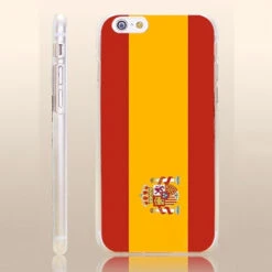 Coque Rigide Drapeau ESPAGNE Apple IPhone 6/6S -Mobilemania Magasin coque rigide drapeau espagne apple iphone 66s 1