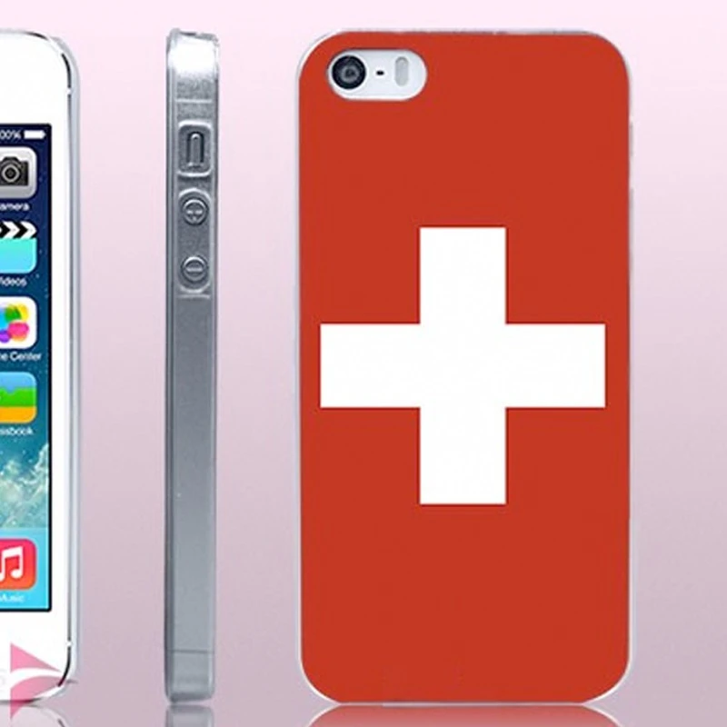Coque Rigide Drapeau SUISSE Apple IPhone 5/5S/SE 4 Coque Rigide Drapeau SUISSE Apple IPhone 5/5S/SE – Image 2