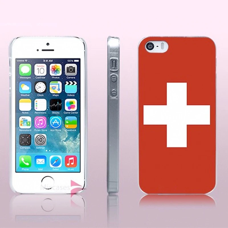 Coque Rigide Drapeau SUISSE Apple IPhone 5/5S/SE 3 Coque Rigide Drapeau SUISSE Apple IPhone 5/5S/SE