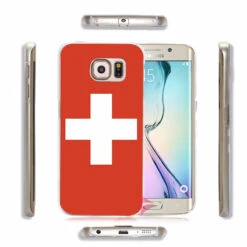 Coque Rigide Drapeau SUISSE Samsung Galaxy S6 Edge Plus -Mobilemania Magasin coque rigide drapeau suisse samsung galaxy s6 edge plus 1