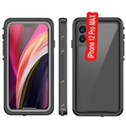 Eiger - IPhone 12 PRO MAX Coque AVALANCHE Noir -Mobilemania Magasin coque rigide eiger avalanche apple iphone 12 pro max noir 1