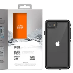 Coque Rigide Eiger AVALANCHE Apple IPhone 7/8/SE 2020 Noir -Mobilemania Magasin coque rigide eiger avalanche apple iphone 78se 2020 noir 4