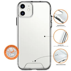Eiger - IPhone 12 Mini Coque GLACIER -Mobilemania Magasin coque rigide eiger glacier apple iphone 12 mini clair 1