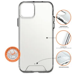 Eiger - IPhone 12 PRO MAX Coque GLACIER Clair -Mobilemania Magasin coque rigide eiger glacier apple iphone 12 pro max clair 1