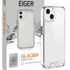 Eiger - IPhone 13 Coque Rigide GLACIER Clair -Mobilemania Magasin coque rigide eiger glacier apple iphone 13 clair 2