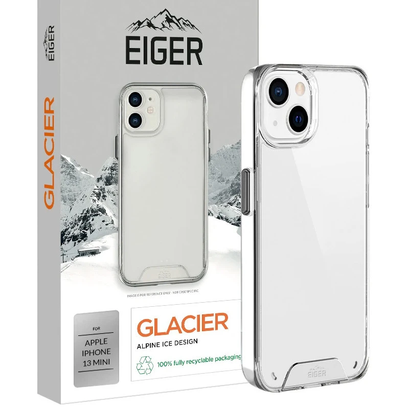 Eiger - IPhone 13 Mini Coque Rigide GLACIER Clair 5 Eiger - IPhone 13 Mini Coque Rigide GLACIER Clair – Image 3