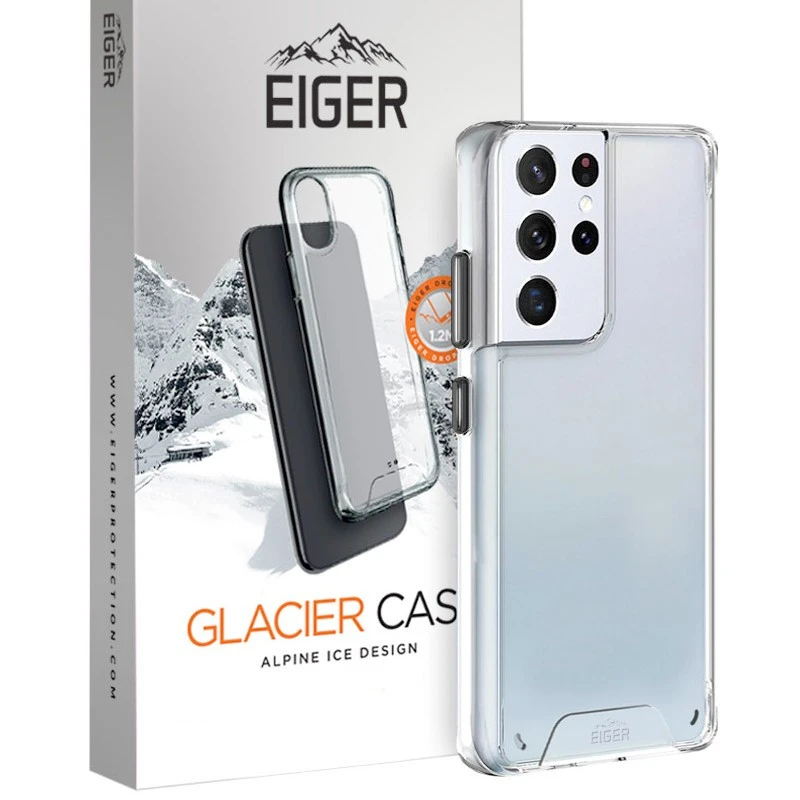 Eiger - Galaxy S21 Ultra 5G Coque GLACIER Transparente 3 Eiger - Galaxy S21 Ultra 5G Coque GLACIER Transparente