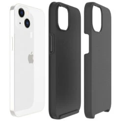 Eiger - IPhone 13 Coque Rigide NORTH Case Noir -Mobilemania Magasin coque rigide eiger north apple iphone 13 2
