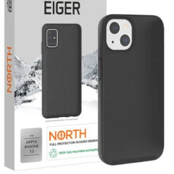 Eiger - IPhone 13 Coque Rigide NORTH Case Noir -Mobilemania Magasin coque rigide eiger north apple iphone 13 3