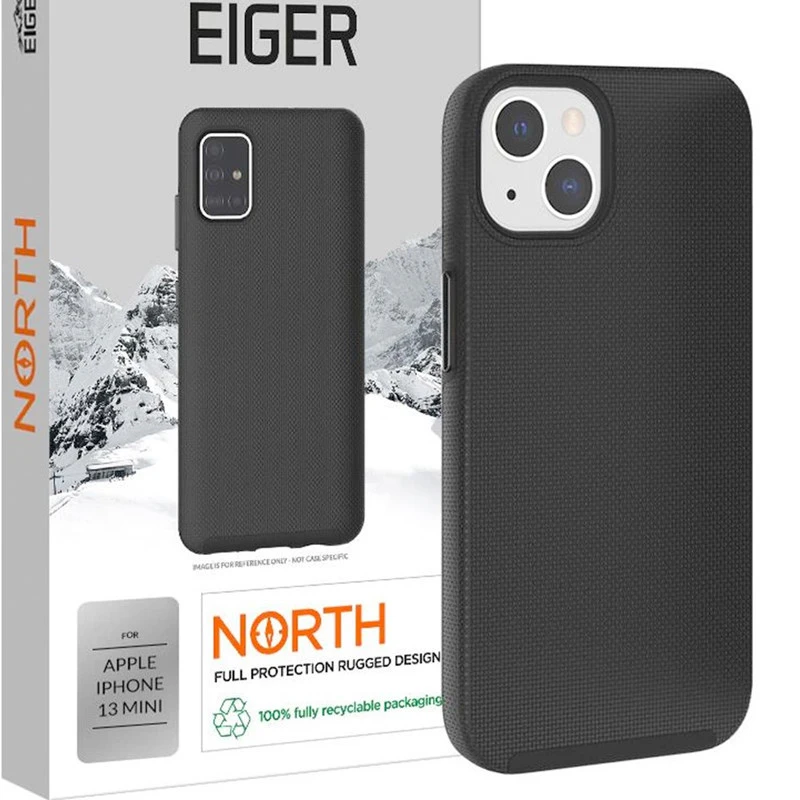 Eiger - IPhone 13 Mini Coque Rigide NORTH Case Noir 6 Eiger - IPhone 13 Mini Coque Rigide NORTH Case Noir – Image 4