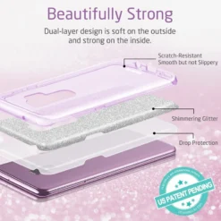 Coque Rigide ESR Pailletée étincelante Samsung Galaxy S9 Plus -Mobilemania Magasin coque rigide esr pailletee etincelante samsung galaxy s9 plus 2
