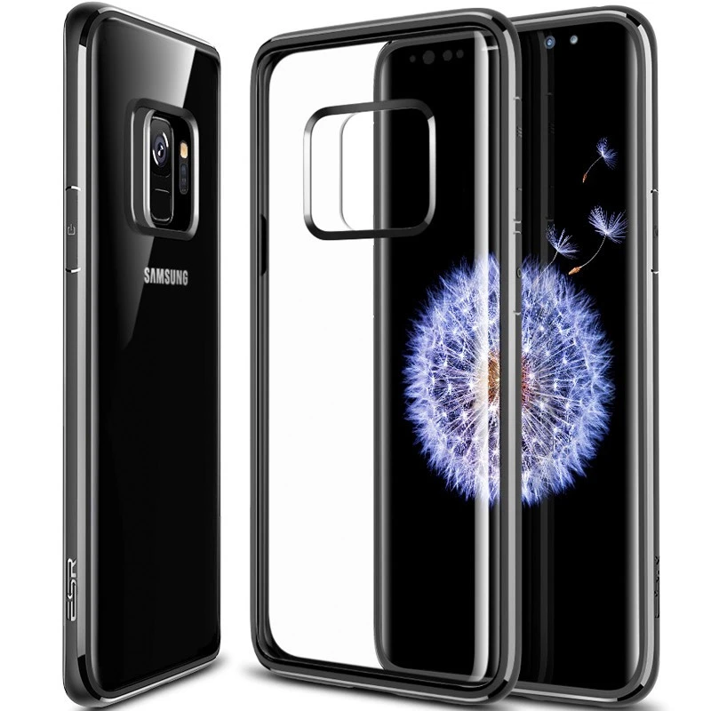 Coque Rigide ESR Ultra-Clear Contours Bumper Antichoc Samsung Galaxy S9 Noir 6 Coque Rigide ESR Ultra-Clear Contours Bumper Antichoc Samsung Galaxy S9 Noir – Image 4
