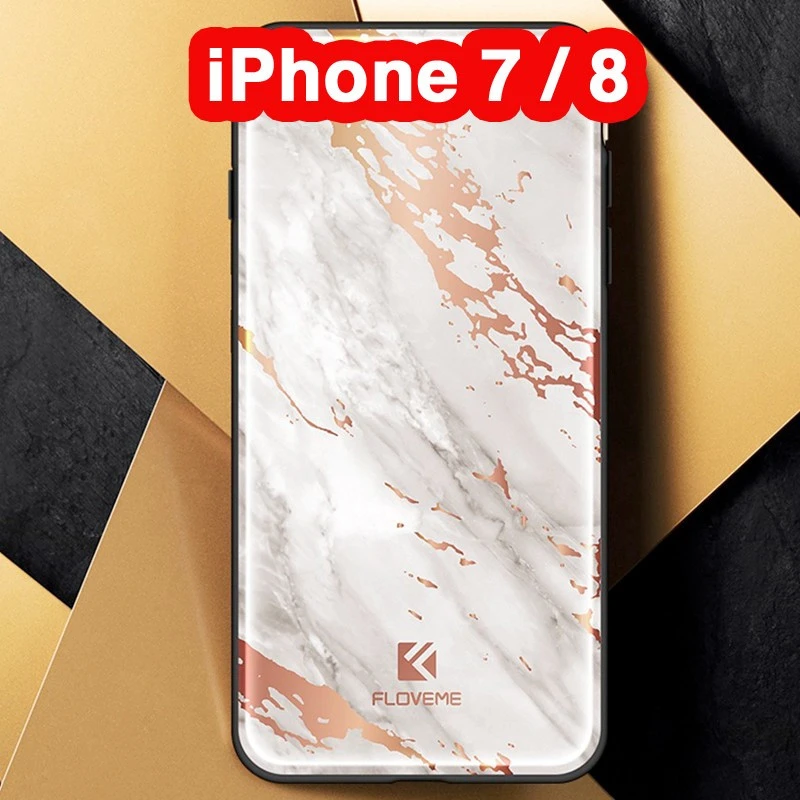 Coque Rigide FLOVEME Effet Marbré Apple IPhone 7/8 4 Coque Rigide FLOVEME Effet Marbré Apple IPhone 7/8 – Image 2