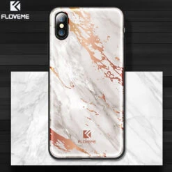 Coque Rigide FLOVEME Effet Marbré Apple IPhone X/Xs -Mobilemania Magasin coque rigide floveme effet marbre apple iphone x 2