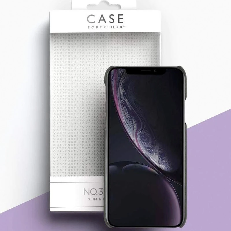 Coque Rigide FORTYFOUR No.3 Apple IPhone XR Noir 5 Coque Rigide FORTYFOUR No.3 Apple IPhone XR Noir – Image 3