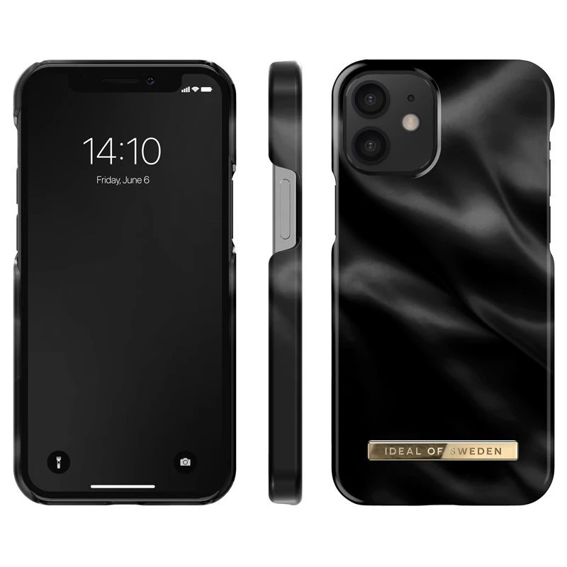 IDeal Of Sweden – IPhone 12 Mini Coque Black Satin 4 IDeal Of Sweden – IPhone 12 Mini Coque Black Satin – Image 2