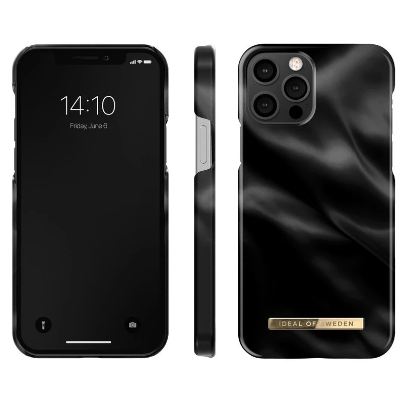 IDeal Of Sweden - IPhone 12 / IPhone 12 PRO Coque Black Satin 4 IDeal Of Sweden - IPhone 12 / IPhone 12 PRO Coque Black Satin – Image 2