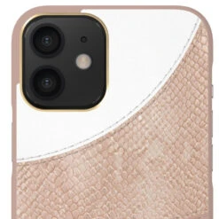 IDeal Of Sweden - IPhone 12 Mini Coque Blush Pink Snake -Mobilemania Magasin coque rigide ideal of sweden blush pink snake apple iphone 12 mini 3